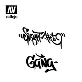 Vallejo Stencils – Street Art Nº2